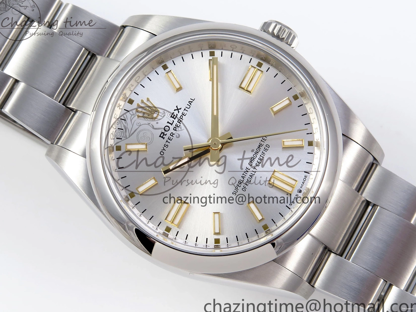 PERPETUAL BEST SILVER 904L DIAL 36MM 126000 EDITION VSF 1:1 OYSTER VS3235 STEEL 0108